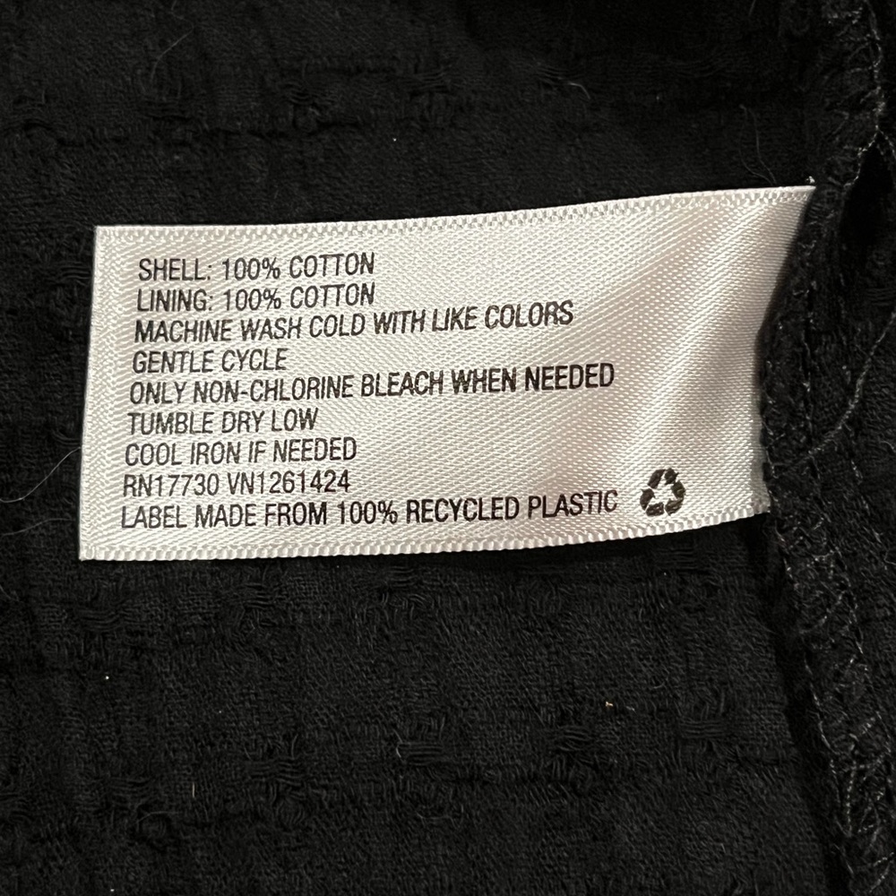 Black Midi Dress with Button Detail - Picture 8 of 9